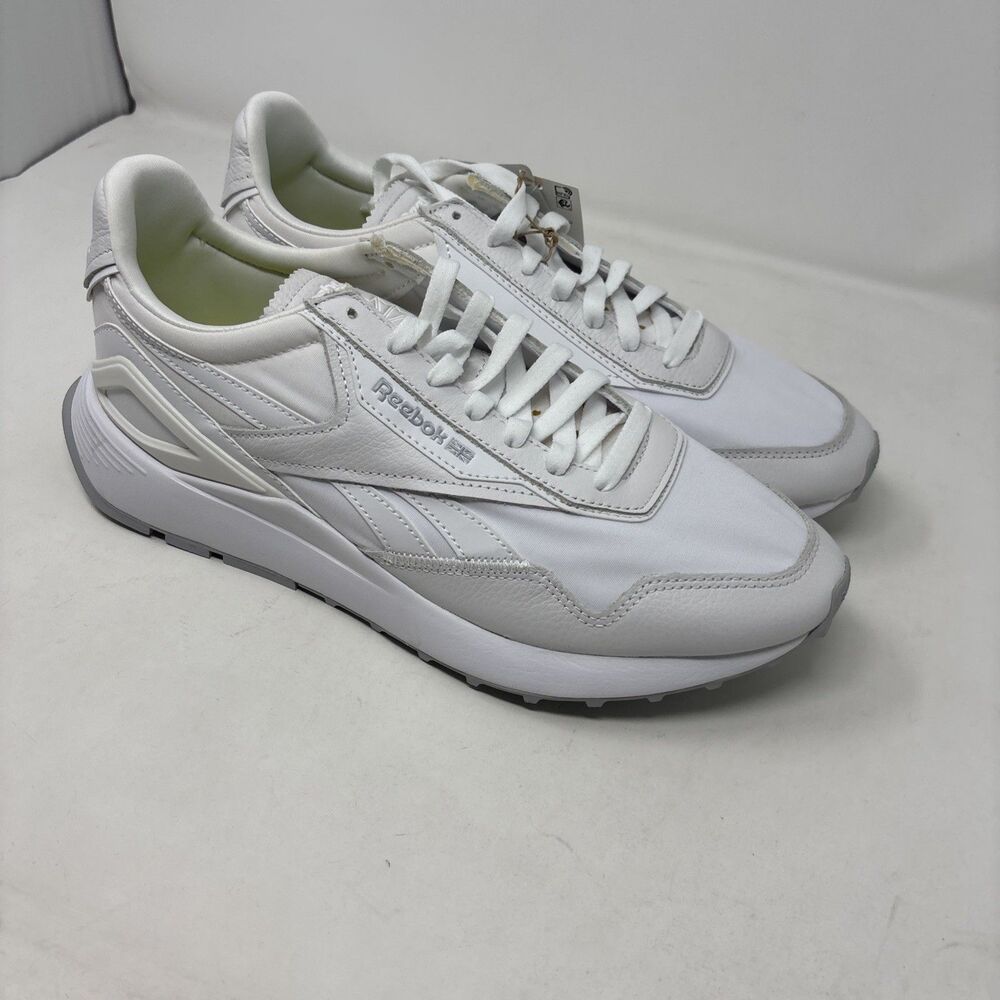 Reebok Classic Leather Legacy AZ Men’s White Gray Sneakers Size 11.5